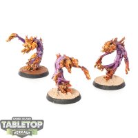 Chaos Daemons - 3 Flamers of Tzeentch - bemalt