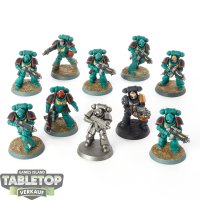 Space Marines - 10x Primaris Intercessors - teilweise bemalt