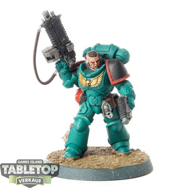 Space Marines - Lieutenant - teilweise bemalt