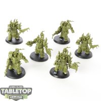 Death Guard - 6x Blightlord Terminators - unbemalt