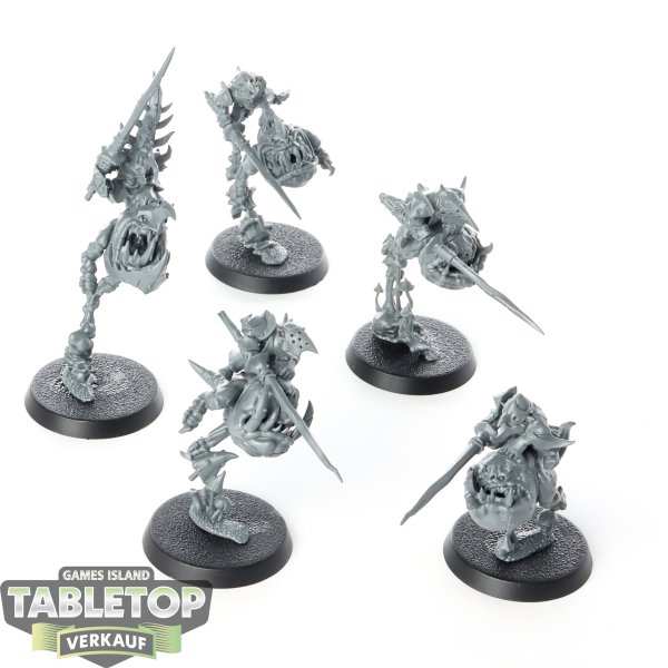 Gloomspite Gitz - 5 Boingrot Bounderz - unbemalt