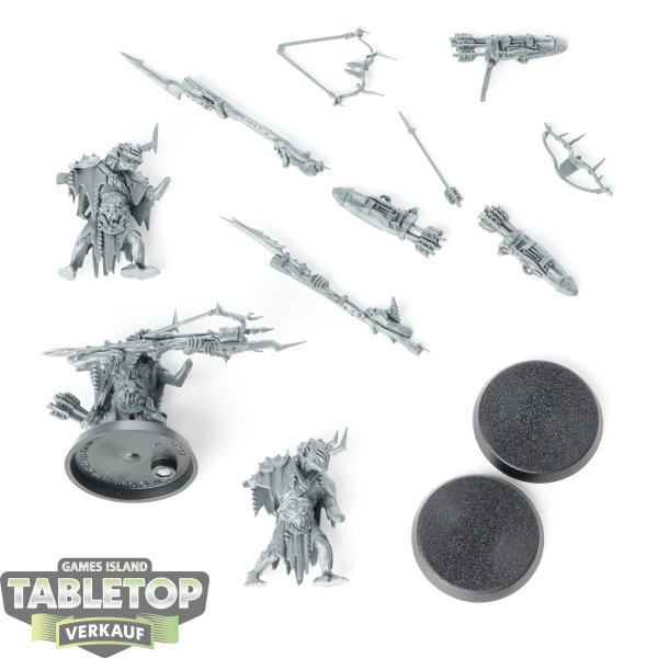 Orruk Warclans - 3 x Man-Skewer Boltboyz - teilweise gebaut