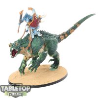 Seraphon - Saurus Scar-Veteran on Carnosaur - bemalt