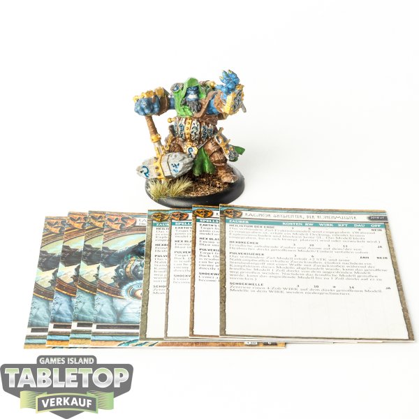 Trollbloods - Ragnor Skysplitter the Runemaster - bemalt