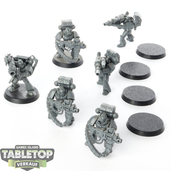 Space Marines - 6 Devastator Squad - unbemalt