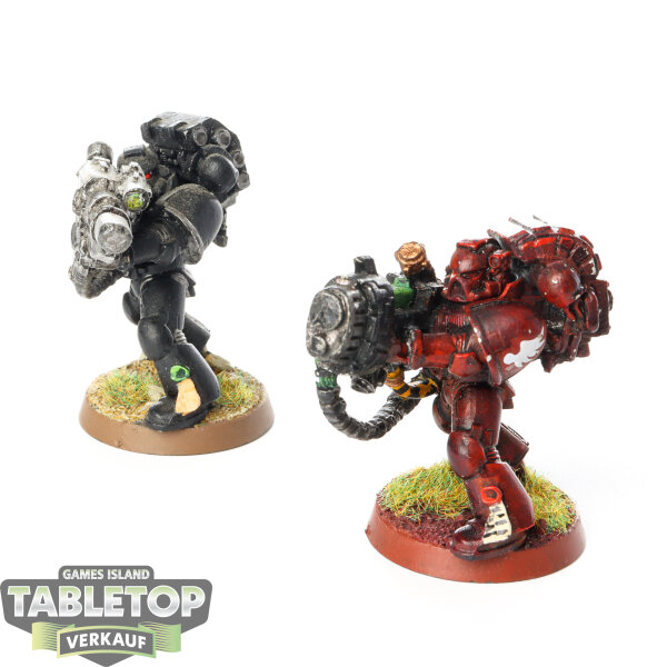 Space Marines - 2 Devastator Squad - bemalt