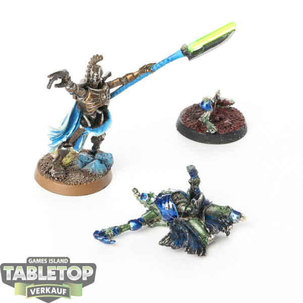 Necrons - 2 Necron Lords - bemalt