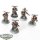 Chaos Space Marines - 5x Chaos Space Marines - bemalt