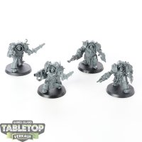 Death Guard - 4x Blightlord Terminators - unbemalt