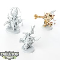 Death Guard - 3 Chosen of Mortarion - teilweise bemalt