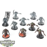 Blades of Khorne - 10x Blood Warriors - teilweise bemalt