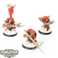 Orruk Warclans - 3x Man-Skewer Boltboyz - bemalt