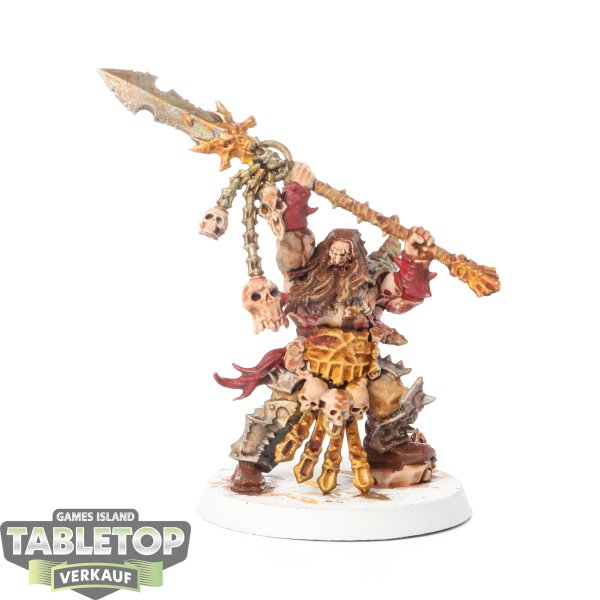 Blades of Khorne - Exalted Deathbringer with Impaling Spear - bemalt