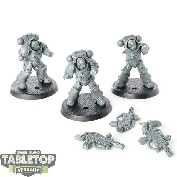 Space Marines - 3x Primaris Eradicators - unbemalt