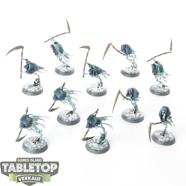 Nighthaunt - 10x Grimghast Reapers - gut bemalt