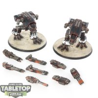 Legion Imperiales - 2 Warhound Scout Titans - bemalt