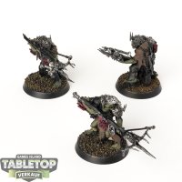 Orruk Warclans - 3 Man-Skewer Boltboyz - teilweise bemalt