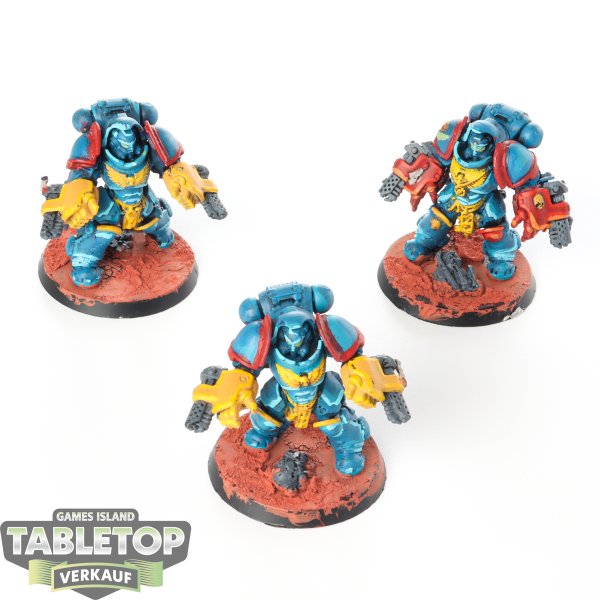 Space Marines - 3 Primaris Aggressors - bemalt