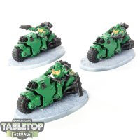 Salamanders - 3x Outriders - teilweise bemalt