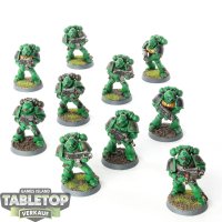Space Marines - 10x Tactical Marines (Classic) - bemalt