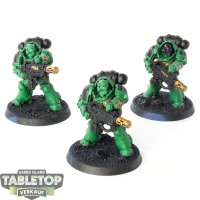 Space Marines - 3x Primaris Eradicators - teilweise bemalt