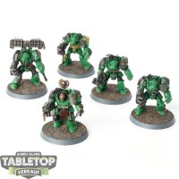 Space Marines - 5x Terminators - teilweise bemalt