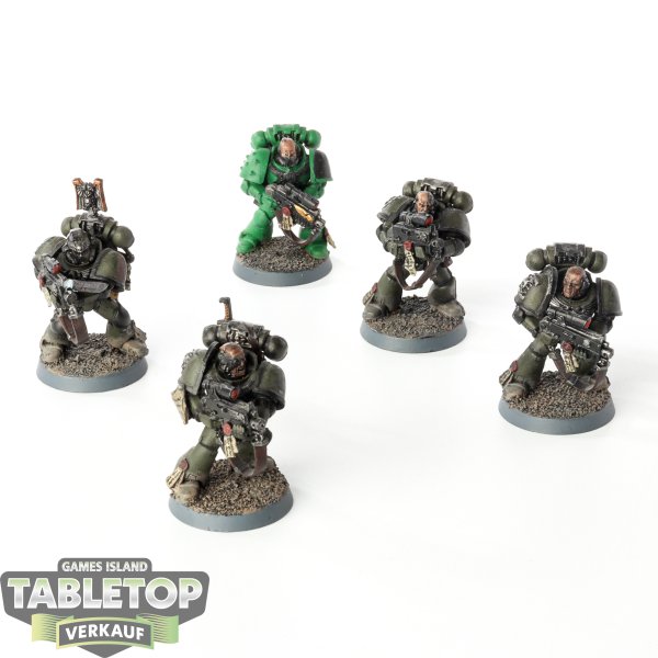 Space Marines - 5x Tactical Marines (Classic) - grundiert