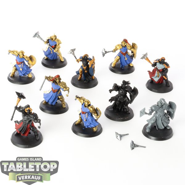 Stormcast Eternals - 10 x Sequitors - teilweise bemalt