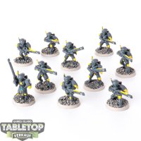 Tau Empire - 10x Fire Warriors Strike Team - bemalt