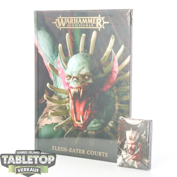 Flesh-eater Courts - Battletome & Enhancement Cards 3rd Edition - Limited Edition - deutsch