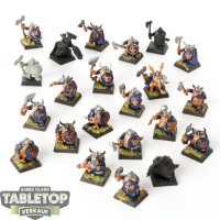 Dwarfen Mountain Holds - 22x Dwarf Warriors - teilweise...