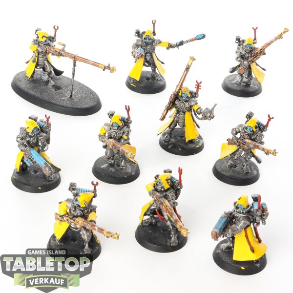 Adeptus Mechanicus - 10x Skitarii Rangers - bemalt