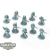 Astra Militarum - 10 x Cadian Shock Troops - teilweise...