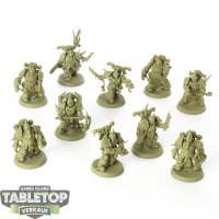 Death Guard - 10 x Plague Marines - grundiert