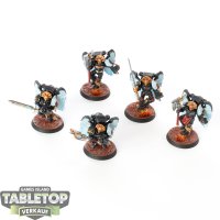 Blood Angels - 5 x Sanguinary Guard - bemalt