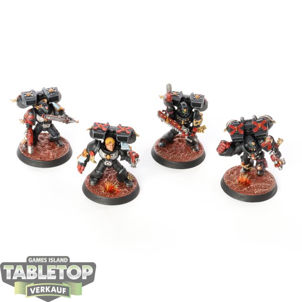 Blood Angels - 4 x Death Company - bemalt