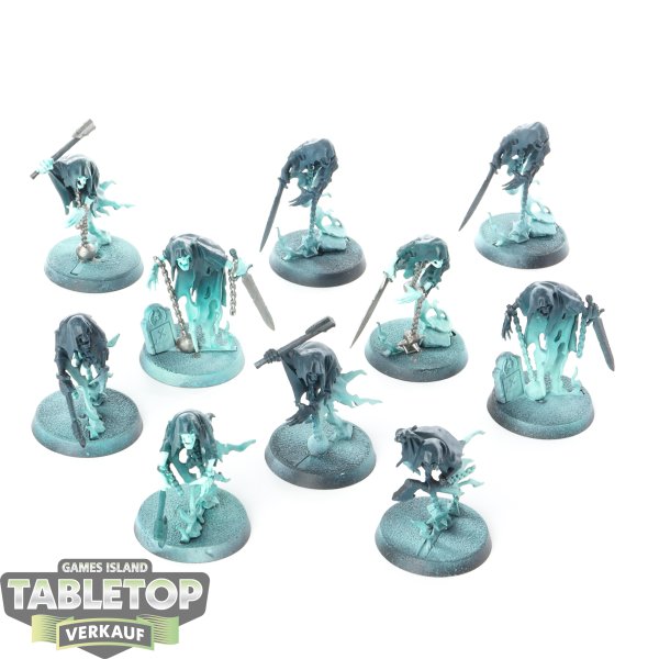 Nighthaunt - 10x Chainrasp Hordes - bemalt