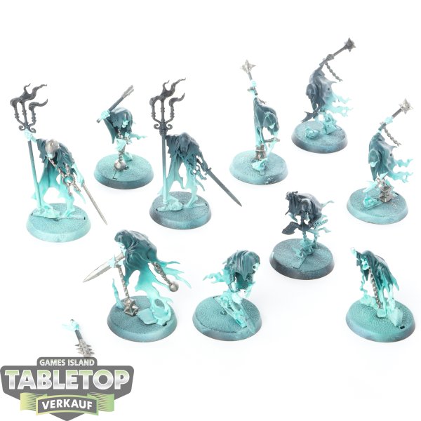 Nighthaunt - 10x Chainrasp Hordes - bemalt