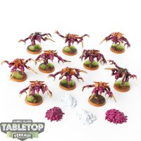 Tyraniden - 10x Genestealers - bemalt