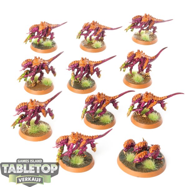 Tyraniden - 10x Termagants - bemalt