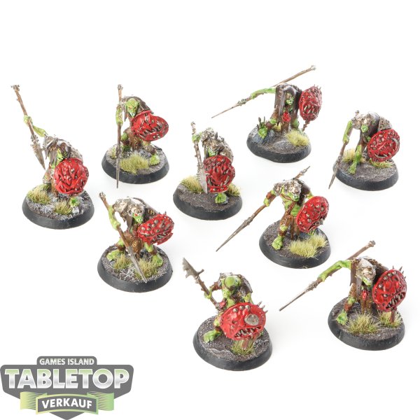 Orruk Warclans - 10x Gutrippaz - bemalt