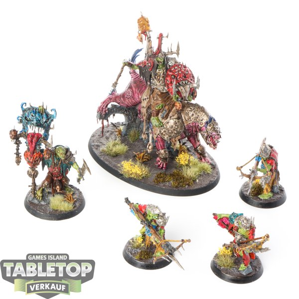 Orruk Warclans - Kruleboyz Boss-Krew - bemalt