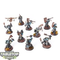 Orruk Warclans - 10x Orruk Ardboys - klassisch - bemalt