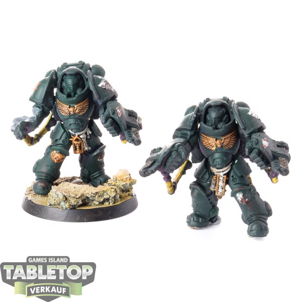 Space Marines - 2x Primaris Aggressors - teilweise bemalt