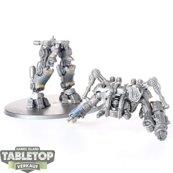 Grey Knights - Nemesis Dreadknight - teilweise bemalt
