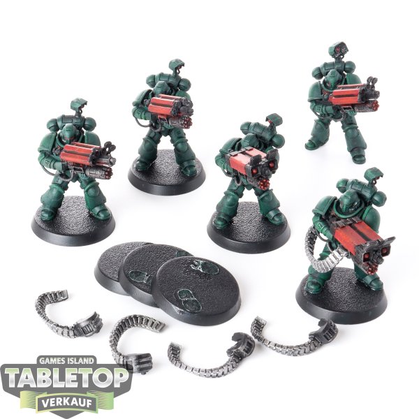 Space Marines - 5x Desolation Squad - bemalt