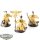 Adeptus Custodes - 3x Allarus Custodians - teilweise bemalt