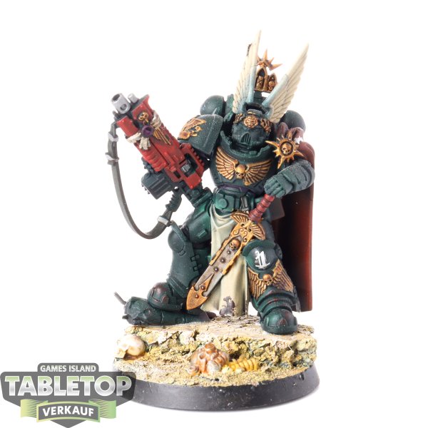 Dark Angels - Captain with Master-crafted Heavy Bolt Rifle - bemalt