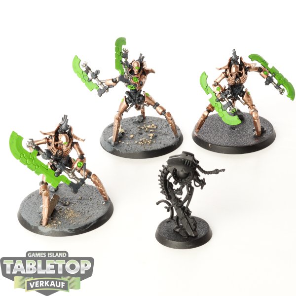 Necrons - 3x Skorpekh Destroyers - bemalt