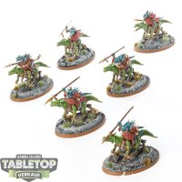 Seraphon - 6x Saurus Knights - klassisch - bemalt